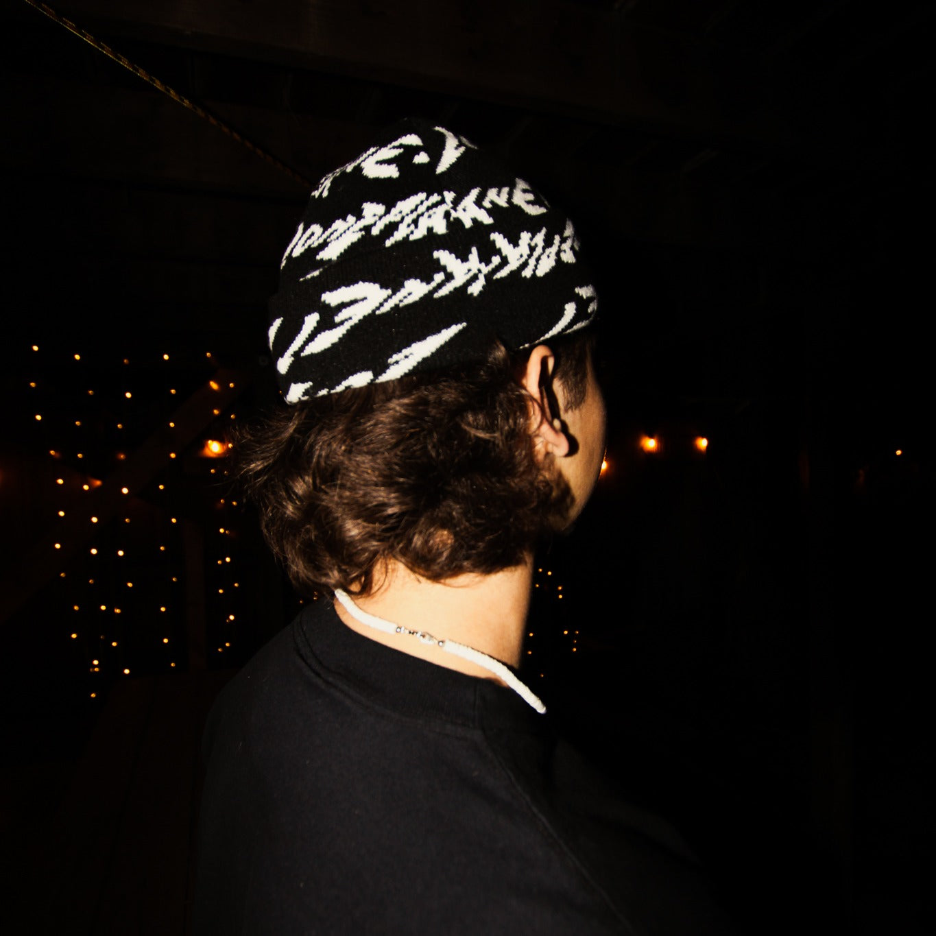 DISTORT BEANIE - BLACK image 3