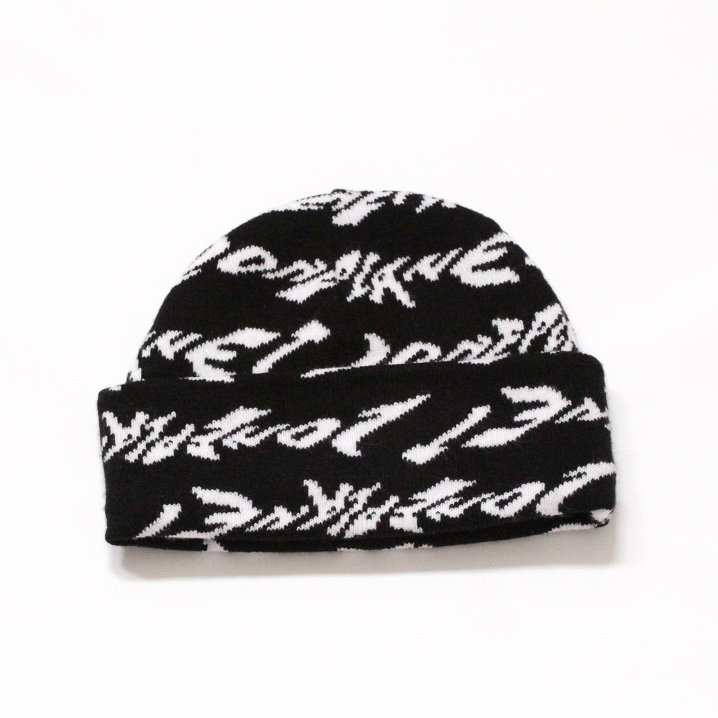 DISTORT BEANIE - BLACK image 0