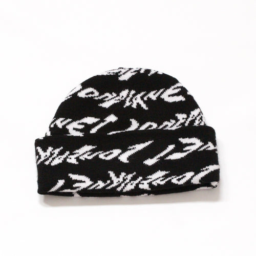 DISTORT BEANIE - BLACK image 0