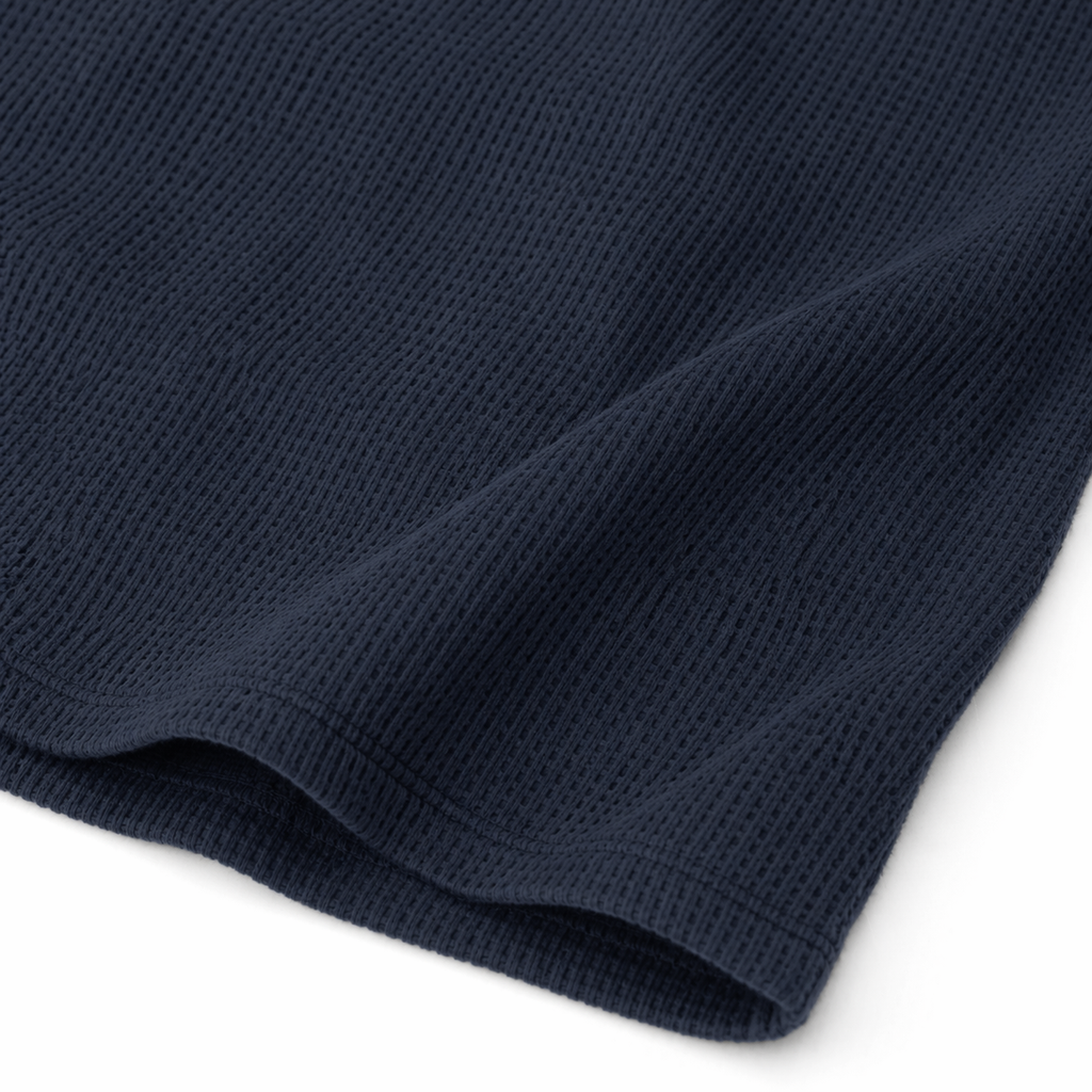 Grid Long Sleeve - Navy Slate
