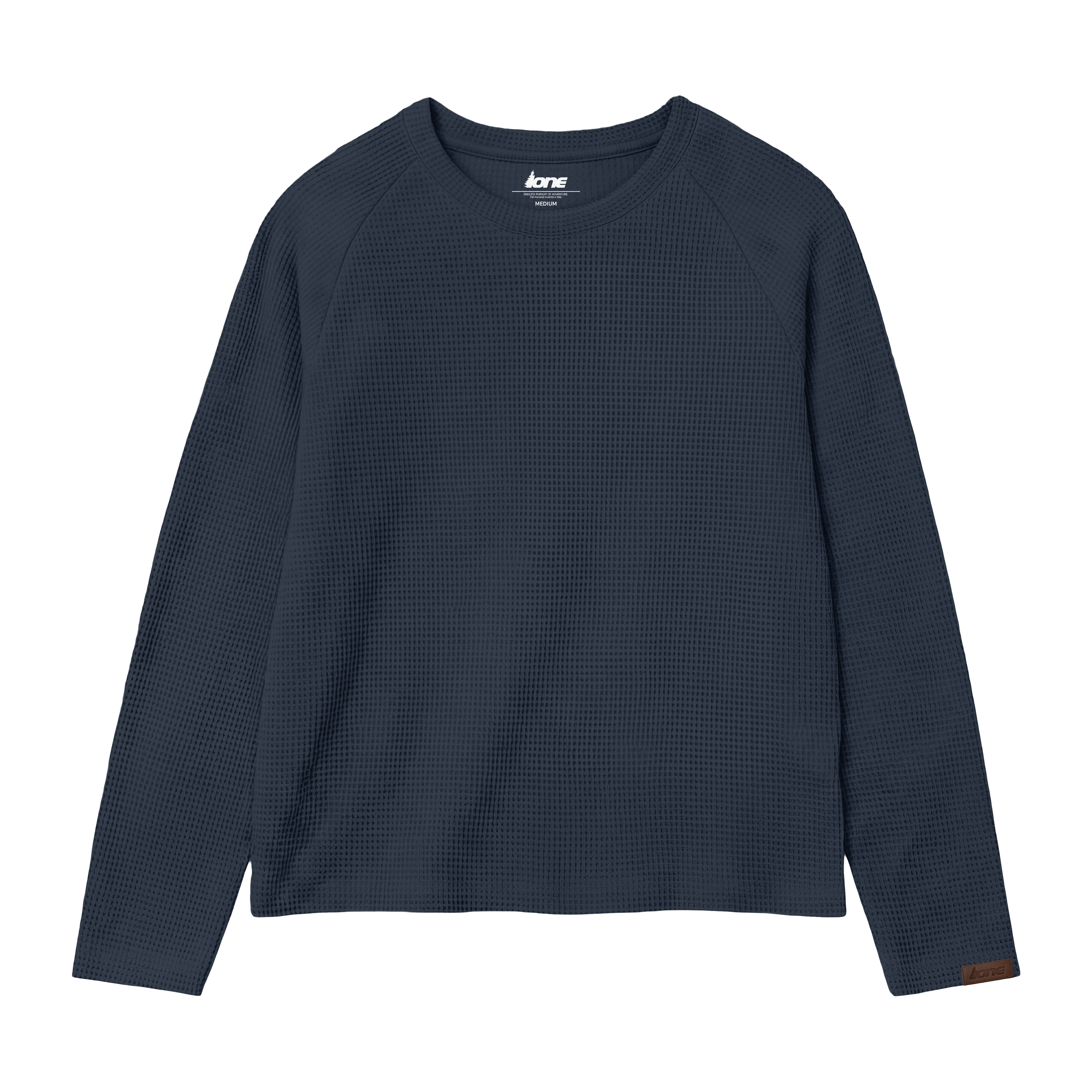 Grid Long Sleeve - Navy Slate
