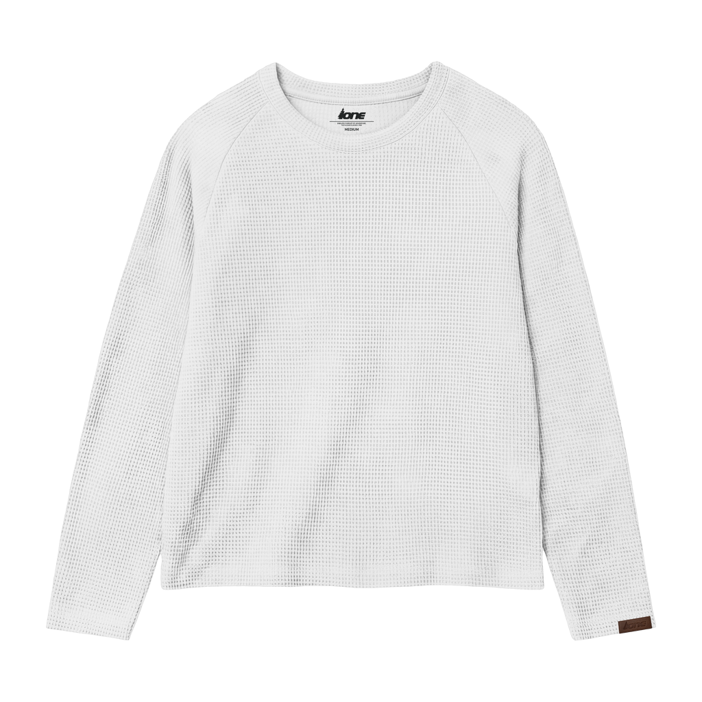 Grid Long Sleeve - White