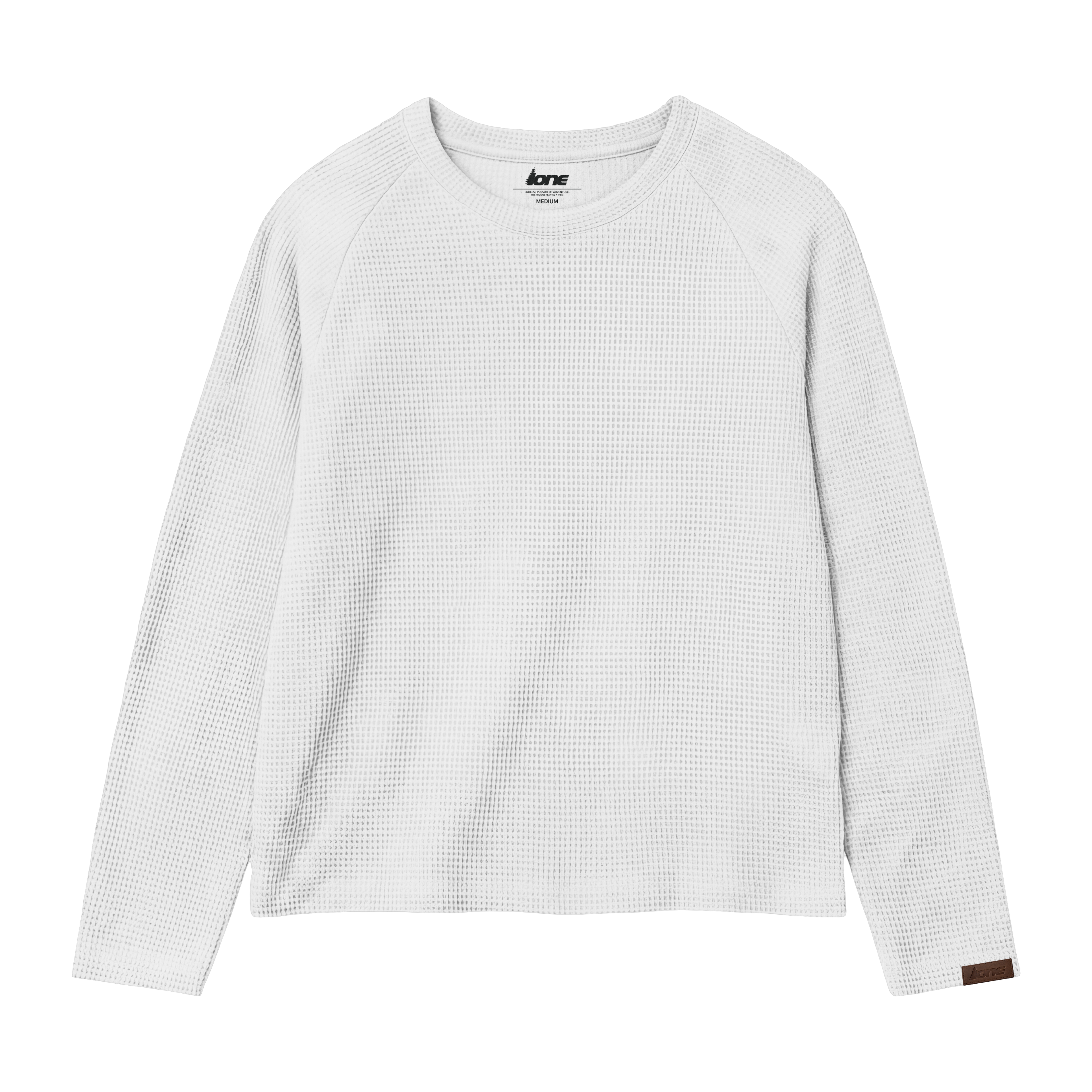 Grid Long Sleeve - White