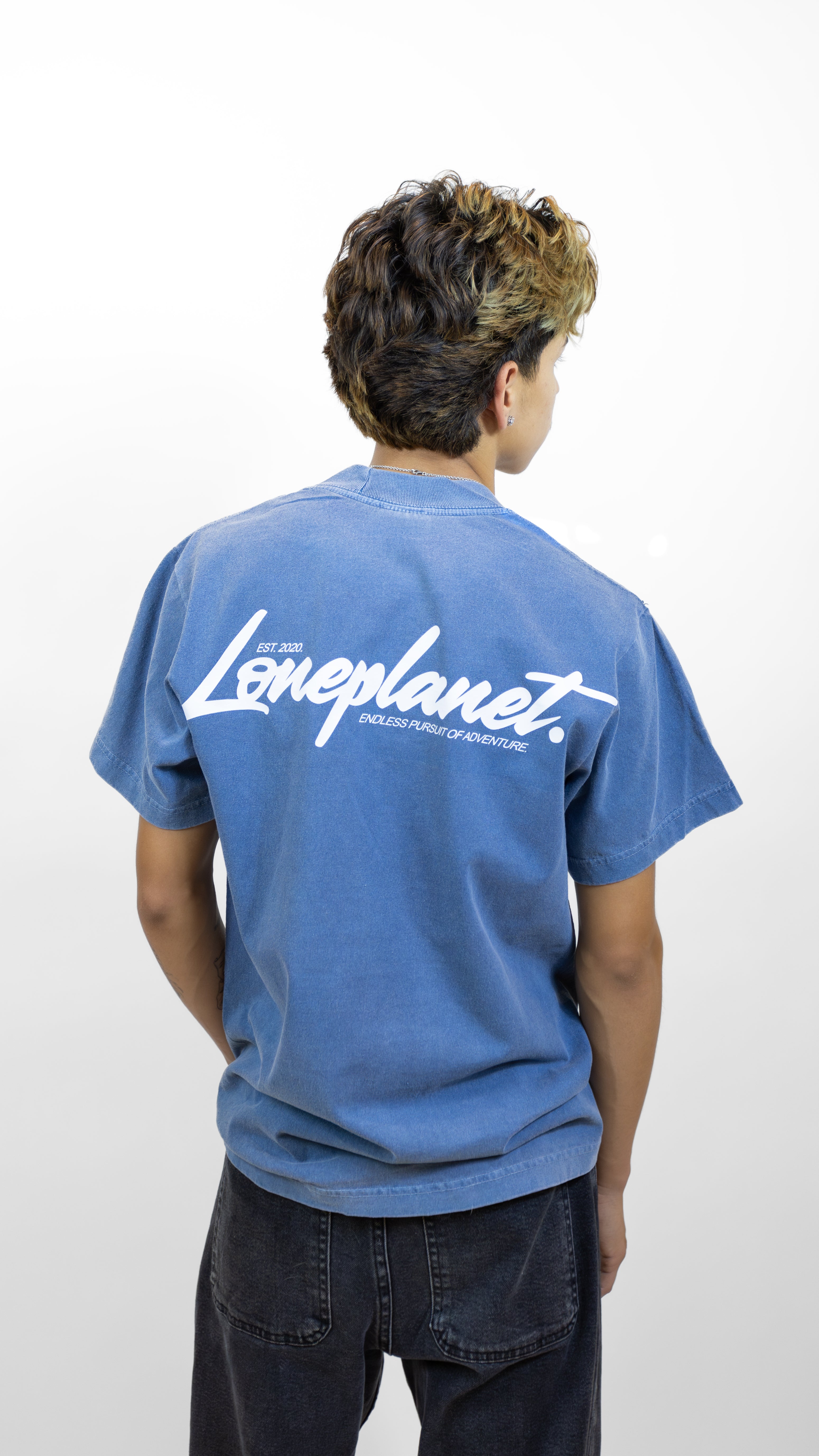 BASE LOGO TEE - BLUE image 2