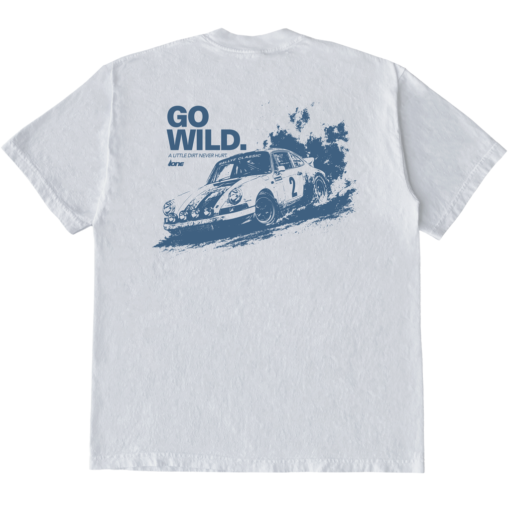 GO WILD RALLY TEE - WHITE